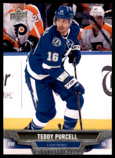 Hokejová karta Teddy Purcell UD Series 1 2013-14 řadová č.91