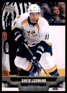 Hokejová karta David Legwand UD Series 1 2013-14 řadová č.107