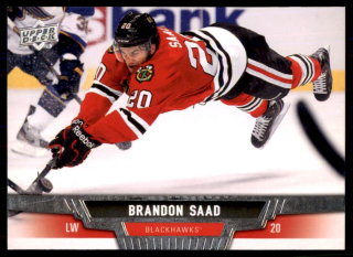 Hokejová karta Brandon Saad UD Series 1 2013-14 řadová č.116