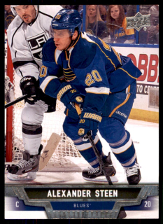 Hokejová karta Alexander Steen UD Series 1 2013-14 řadová č.123