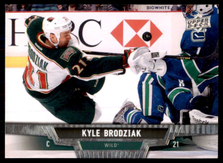 Hokejová karta Kyle Brodziak UD Series 1 2013-14 řadová č.131