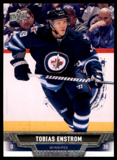 Hokejová karta Tobias Enstrom UD Series 1 2013-14 řadová č.142