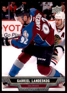 Hokejová karta Gabriel Landeskog UD Series 1 2013-14 řadová č.149