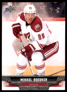 Hokejová karta Mikkel Boedker UD Series 1 2013-14 řadová č.156