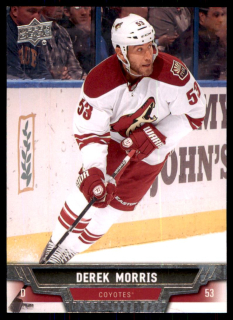 Hokejová karta Derek Morris UD Series 1 2013-14 řadová č.158