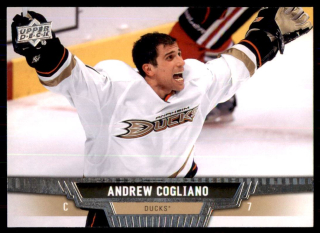Hokejová karta Andrew Cogliano UD Series 1 2013-14 řadová č.176