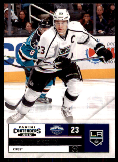 Hokejová karta Dustin Brown Panini Contenders 2011-12 řadová č.23