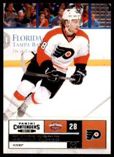 Hokejová karta Claude Giroux Panini Contenders 2011-12 řadová č.28