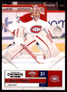 Hokejová karta Carey Price Panini Contenders 2011-12 řadová č.31