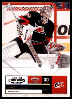 Hokejová karta Cam Ward Panini Contenders 2011-12 řadová č.95