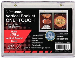 One Touch Vertical Booklet Card Magnetic Holder Ultra Pro 175pt