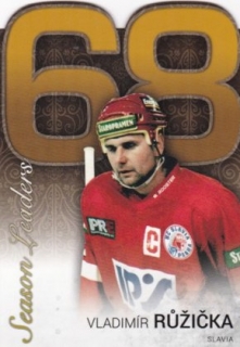 Hokejová karta Vladimír Růžička OFS 17/18 Statistics Die Cut /99