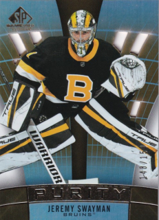 Hokejová karta Jeremy Swayman SPGU 2021-22 Purity Gold RC /150 č. P-73