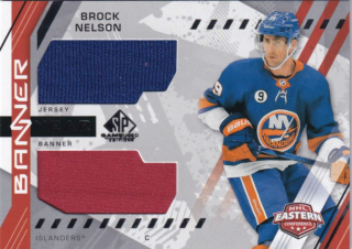 Hokejová karta Brock Nelson SPGU 2021-22 Banner Jersey č. BYA-BN