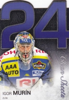 Hokejová karta Igor Murín OFS 17/18 Statistics Die Cut /99