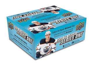 Box hokejových karet UD 2022-23 UD Series 1 Retail