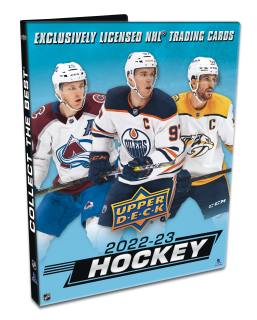 Album hokejových karet Starter A4 UD 2022-23 Series 1 s 3ks balíčků
