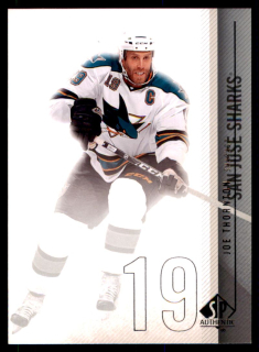 Hokejová karta Joe Thornton SP Authentic 2010-11 řadová č.34