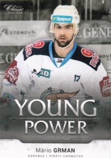 Hokejová karta Mario Grman OFS 17/18 S.II. Young Power 