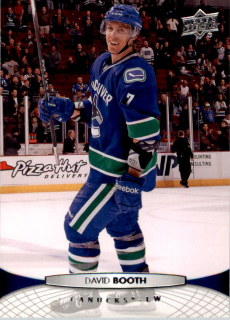 Hokejová karta David Booth UD Series 2 2011-12 řadová č.272