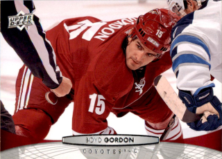 Hokejová karta Boyd Gordon UD Series 2 2011-12 řadová č.313