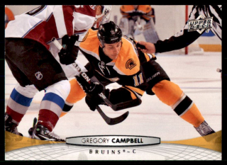 Hokejová karta Gregory Campbell UD Series 2 2011-12 řadová č.443