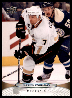 Hokejová karta Andrew Cogliano UD Series 2 2011-12 řadová č.446