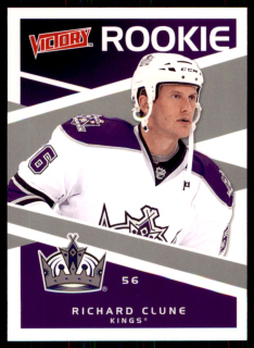 Hokejová karta Richard Clune UD Victory 2010-11 Rookie č. 222