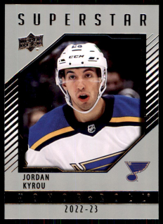 Hokejová karta Jordan Kyrou UD S1 2022-23 Honor Roll č. HR-48