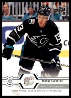 Hokejová karta Johnny Gaudreau UD Update 2019-20 All Star č. 533