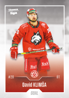 Hokejová karta David Klimša Goal S2 2022-23 řadová č. 338