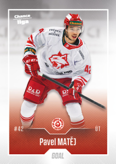 Hokejová karta Pavel Matěj Goal S2 2022-23 řadová č. 341