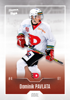 Hokejová karta Dominik Pavlata Goal S2 2022-23 řadová č. 350