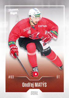 Hokejová karta Ondřej Matýs Goal S2 2022-23 řadová č. 356