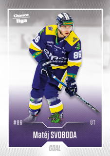 Hokejová karta Matěj Svoboda Goal S2 2022-23 řadová č. 383