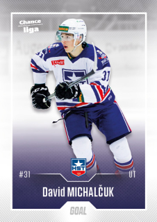 Hokejová karta David Michalčuk Goal S2 2022-23 řadová č. 284