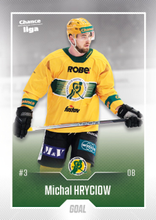 Hokejová karta Michal Hryciow Goal S2 2022-23 řadová č. 218