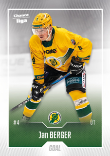 Hokejová karta Jan Berger Goal S2 2022-23 řadová č. 223