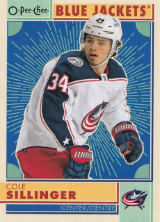 Hokejová karta Cole Sillinger OPC 2022-23 Retro č. 354