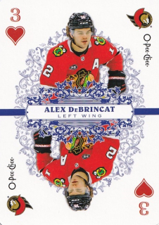 Hokejová karta Alex DeBrincat OPC 2022-23 Playing Cards č. 3-HEARTS