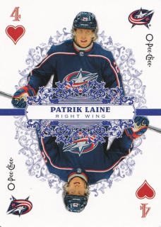 Hokejová karta Patrik Laine OPC 2022-23 Playing Cards č. 4-HEARTS