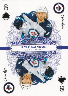 Hokejová karta Kyle Connor OPC 2022-23 Playing Cards č. 8-SPADES