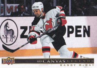 Hokejová karta Randy McKay UD SP Signature 2020-21 UD Canvas č. C-33