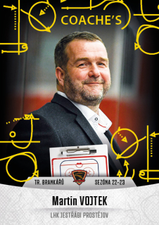 Hokejová karta Martin Vojtek Goal S2 2022-23 Coache's č. 30