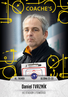 Hokejová karta Daniel Tvrzník Goal S2 2022-23 Coache's č. 31