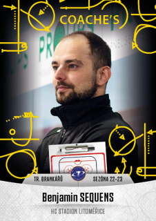 Hokejová karta Benjamin Sequens Goal S2 2022-23 Coache's č. 32