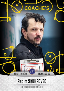 Hokejová karta Radim Skuhrovec Goal S2 2022-23 Coache's č. 33