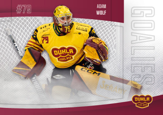 Hokejová karta Adam Wolf Goal S2 2022-23 Goalies č. 19