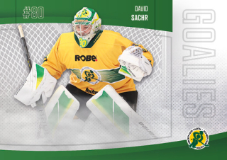 Hokejová karta David Sachr Goal S2 2022-23 Goalies č. 20