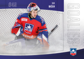 Hokejová karta Jan Mičán Goal S2 2022-23 Goalies č. 27